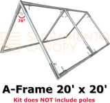 1" A-Frame Canopy Fittings Kits