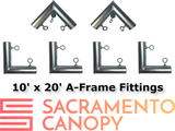 3/4" A-Frame Canopy Fittings Kits