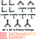 3/4" A-Frame Canopy Fittings Kits
