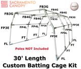 1-1/2" Custom Backyard Batting Cage