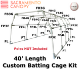 1-1/2" Custom Backyard Batting Cage