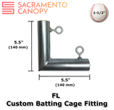1-1/2" Custom Backyard Batting Cage