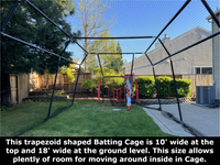 1" Custom Backyard Batting Cage
