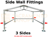 1" Low Peak Canopy Fittings Kits