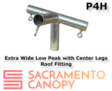 1"Extra Wide Low Peak with Center Legs Canopy Fittings Kits