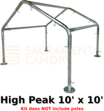 1-1/2" High Peak Canopy Fittings Kits