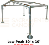 1-1/2" Low Peak Canopy Fittings Kits