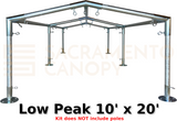 1-1/2" Low Peak Canopy Fittings Kits
