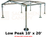 1-1/2" Low Peak Canopy Fittings Kits