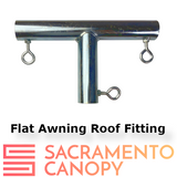1-1/2" Wall Mounted Flat Awning Canopy Fittings Kits