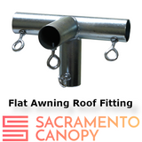 1-1/2" Wall Mounted Flat Awning Canopy Fittings Kits