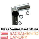 3/4" Wall Mounted Low Slope Awning Canopy Fittings Kits