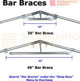 3/4" Low Peak Canopy Fittings Kits