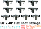 3/4" Flat Roof Canopy Fittings Kits