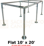 1-1/2" Flat Roof Canopy Fittings Kits