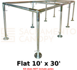 1-1/2" Flat Roof Canopy Fittings Kits