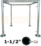 1-1/2" Flat Roof Canopy Fittings Kits