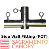 1" Wall Mounted Flat Awning Canopy Fittings Kits
