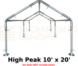 1" High Peak Canopy Fittings Kits