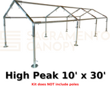 1" High Peak Canopy Fittings Kits
