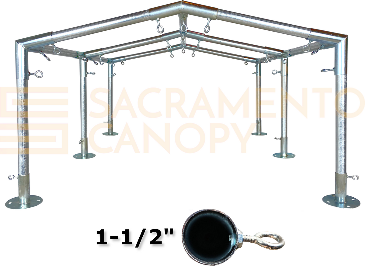 Low Peak Canopy Fittings Kits (10' Wide) DIY | India