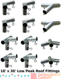 3/4" Low Peak Canopy Fittings Kits