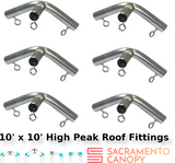 1" High Peak Canopy Fittings Kits