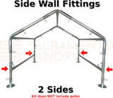 1" High Peak Canopy Fittings Kits