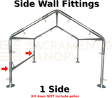 1" High Peak Canopy Fittings Kits