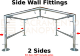 1-1/2" Low Peak Canopy Fittings Kits