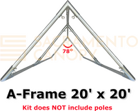 3/4" A-Frame Canopy Fittings Kits