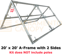 1" A-Frame Canopy Fittings Kits