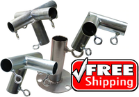 3/4" Wall Mounted High Slope Awning Canopy Fittings Kits