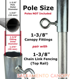 1-3/8" Low Slope Canopy Fittings Kits