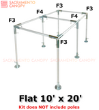 1-3/8" Flat Roof Canopy Fittings Kits