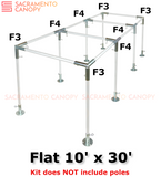 1-3/8" Flat Roof Canopy Fittings Kits