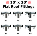1-3/8" Flat Roof Canopy Fittings Kits