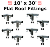 1-3/8" Flat Roof Canopy Fittings Kits