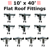 1-3/8" Flat Roof Canopy Fittings Kits