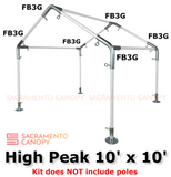 1-3/8" High Peak Canopy Fittings Kits