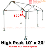 1-3/8" High Peak Canopy Fittings Kits