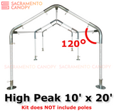 1-3/8" High Peak Canopy Fittings Kits