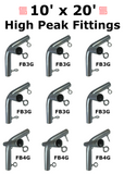 1-3/8" High Peak Canopy Fittings Kits