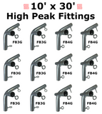 1-3/8" High Peak Canopy Fittings Kits