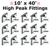 1-3/8" High Peak Canopy Fittings Kits