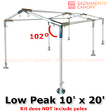 1" Low Peak Canopy Fittings Kits