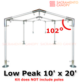 1" Low Peak Canopy Fittings Kits