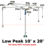 1" Low Peak Canopy Fittings Kits