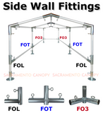 1" Low Peak Canopy Fittings Kits
