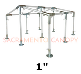 1" Low Peak with Center Legs Canopy Fittings Kits